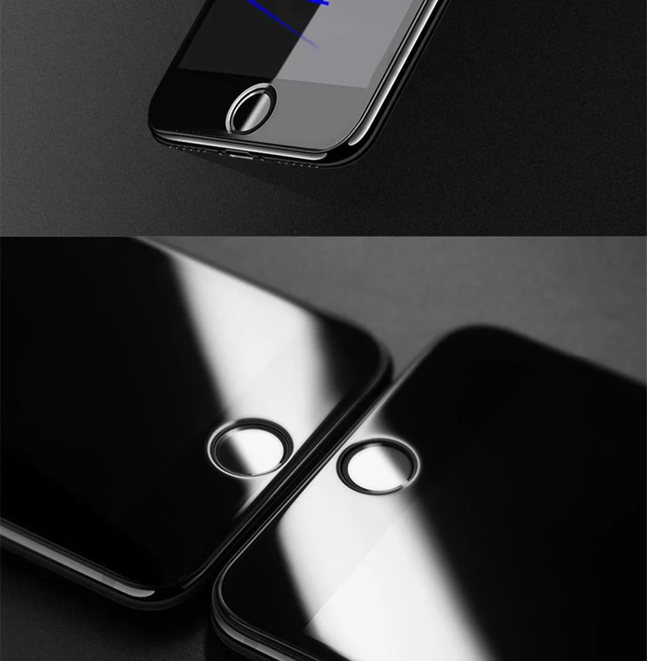 Золотая Орхидея, Защита экрана для iPhone 6, 6 S, X, закаленное стекло, край 0,26 мм, защитное стекло, пленка для iPhone 7, 7 Plus, 5, 5S, 8 Plus