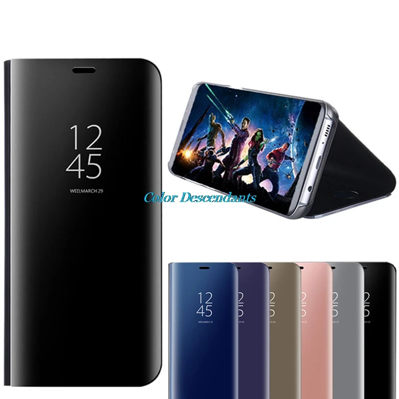 

Flip Protection Full Screen Window Case for Samsung Galaxy S8 S7 S6 Edge Note 8 A7 A8 Plus 2018 J3 J5 J7 2017 EU Version Case