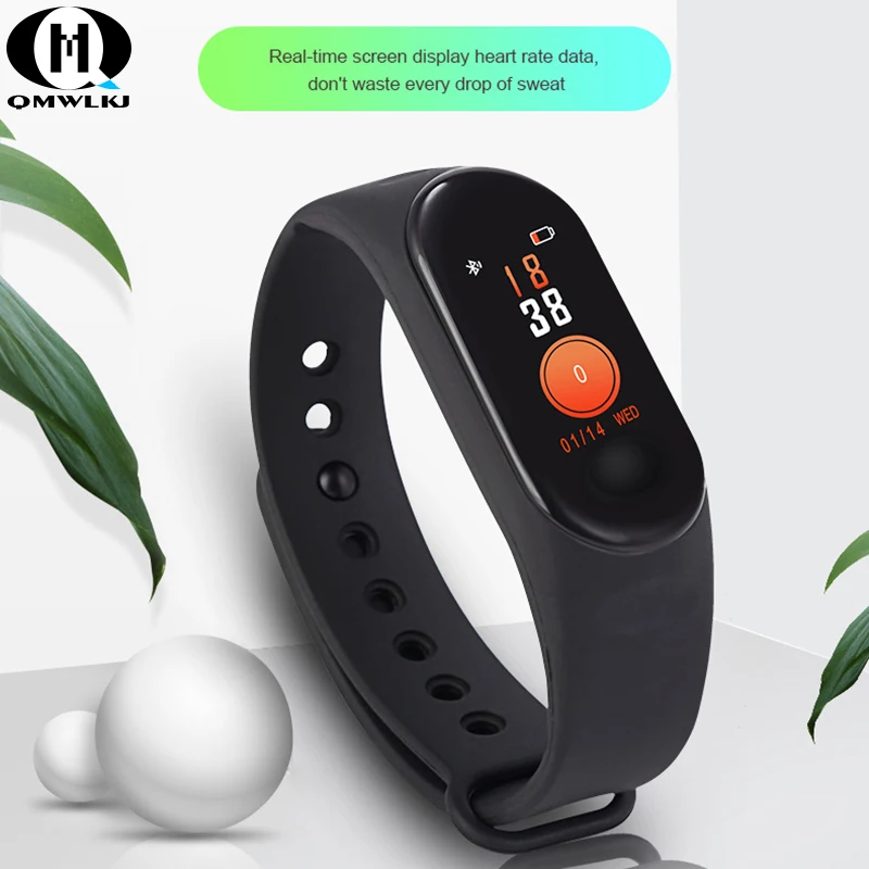 

M3 Bluetooth Sport Smart Wristband Blood Pressure Heart Rate Monitor Smart Watch Fitness Tracker Pedometer Band for Men Women