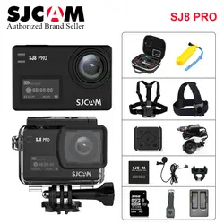Подлинная SJCAM SJ8 Pro Экшн-камера 1290 P 4k WiFi водонепроницаемый пульт дистанционного управления камерой Ambarella Anti-Shake двойной сенсорный экран