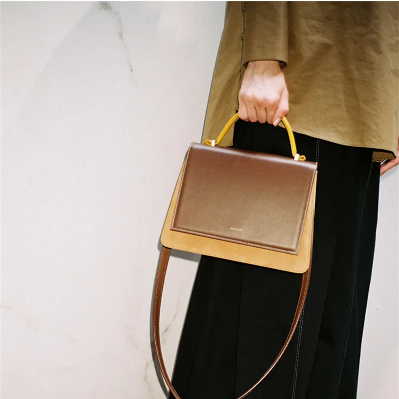 

Casual Patchwork Handbags Women Bags PU Leather Messenger Bags Lady Fashion Quality Shoulder Crossbody Bag 2019 Sac Chic Brands