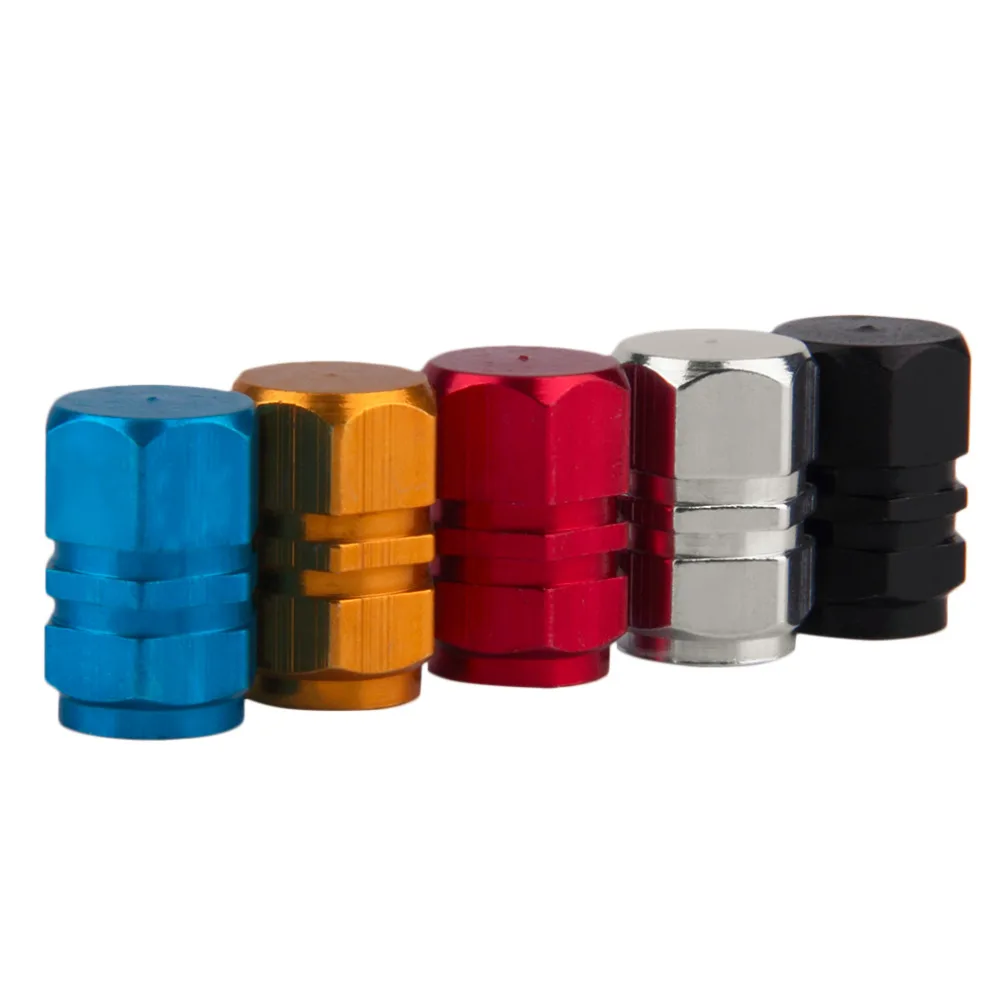 New 4pcs/pack Theftproof Aluminum Car Wheel Tire Valves Tyre Stem Air