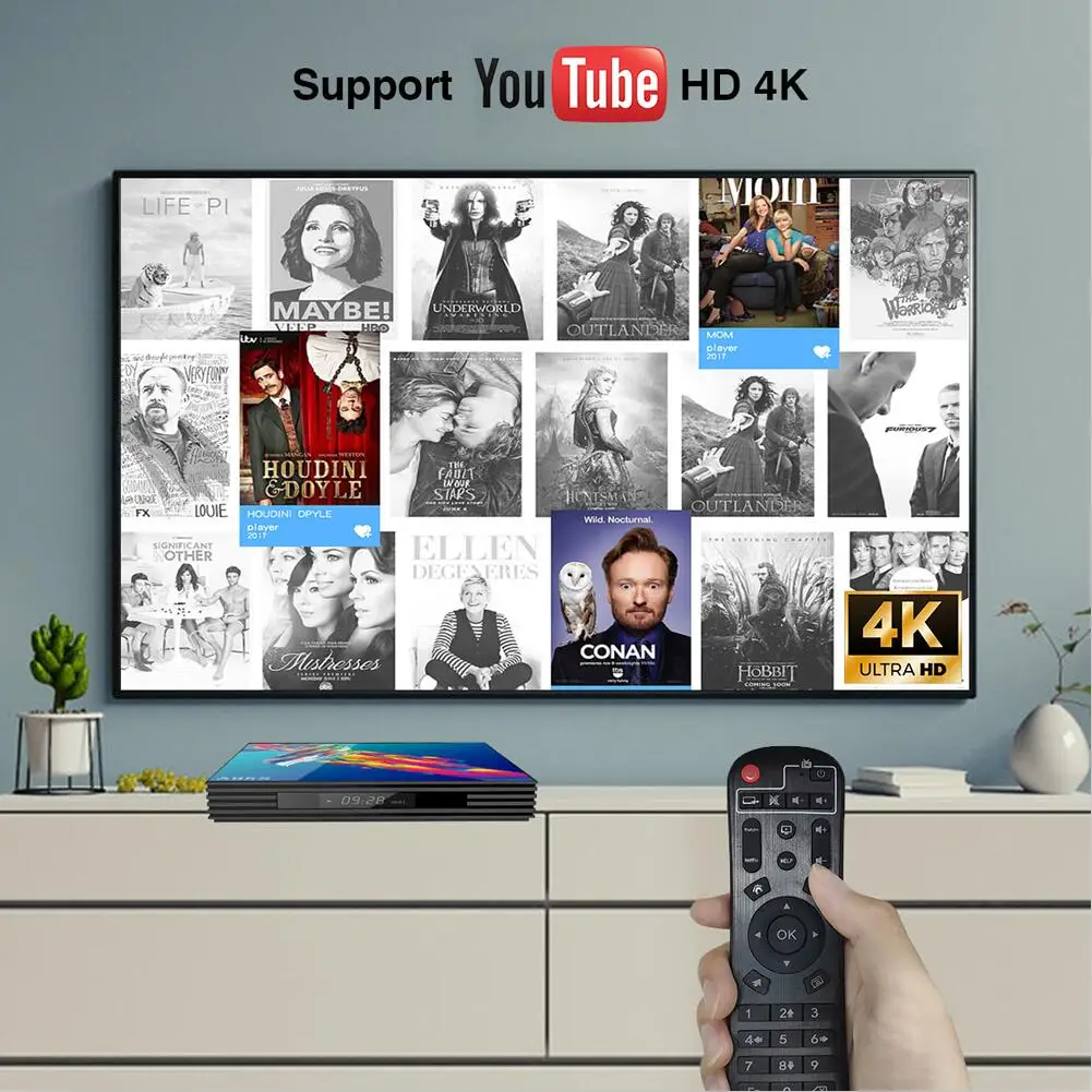 ТВ бокс Android 9 0 A95X 3318 Rockchip RK3318 4 Гб ram 32 64 rom Smart Tv Box 2 4/5 8G WiFi BT4.2 4K HDR VP9 + Box|ТВ-приставки и
