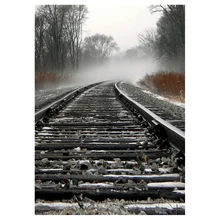 vinyl background baby photo studio photography backdrop children railway 5x7ft