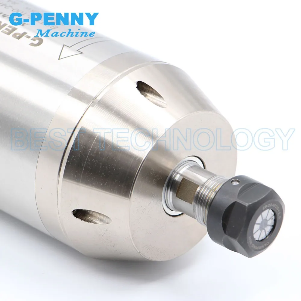 US $220.79 220v380v 32kw Er20 Water Cooled Spindle Kit 4 Pcs Bearings D100mm Cnc Milling Spindle 001mm Accuracy 100mm Spindle Bracket