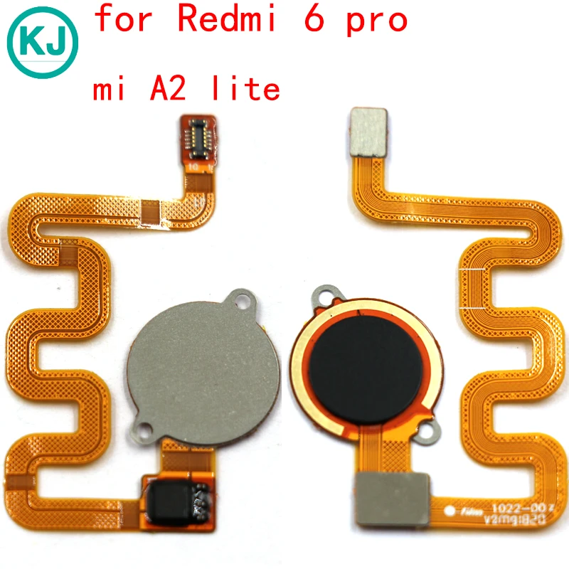 

New Touch ID Fingerprint Identification For Xiaomi Mi A2 Lite/ Redmi 6 Pro Home Button Return Key Menu Button Sensor Flex Cable