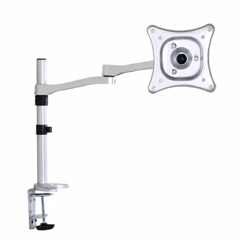 

Suptek Single Adjustable LCD LED Monitor Desk Mount Stand for 1 Screen up to 27'' Silver MD1021S
