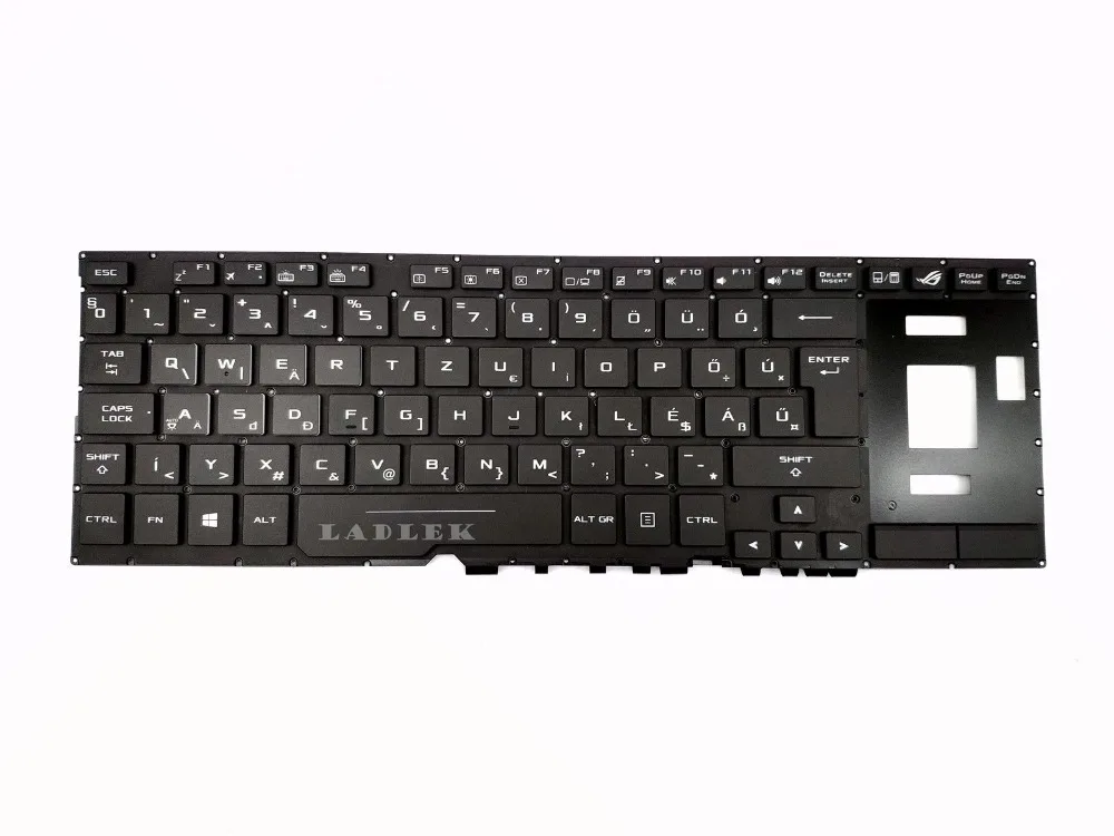 Новая клавиатура с Венгерской подсветкой для Asus GX501/GX501VI/GX501VIK/GX501VS/GX501VSK |