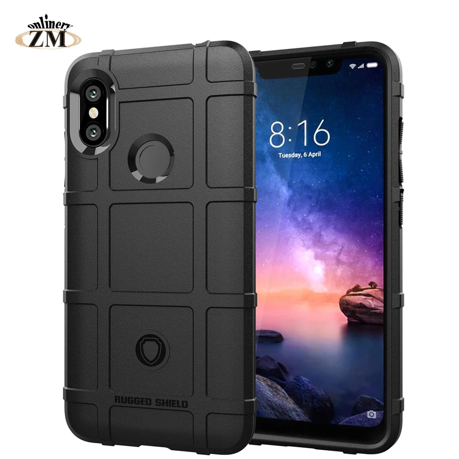 ZMonlinery чехол для Xiaomi Redmi Note 6 Pro Ударопрочный Мягкий силиконовый из ТПУ Чехол |