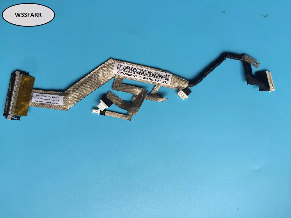 Подлинный новый видео кабель для HP elitebook 2530 2530P LCD Видео 586966 001 DC02000WF00|Компьютерные