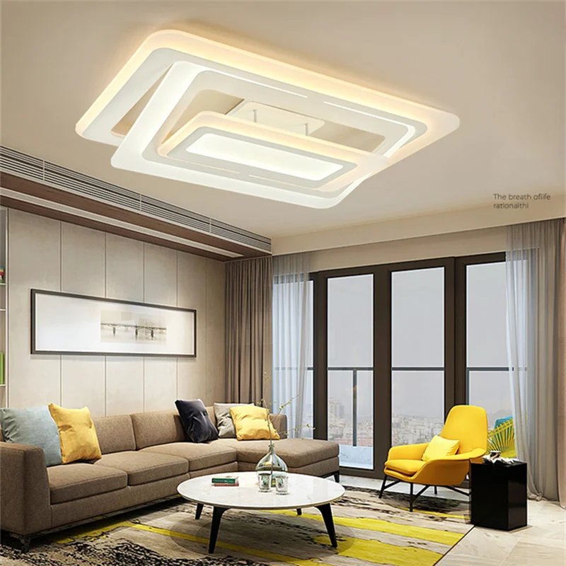 

Ultrathin Surface Mounted Triangle Modern led ceiling lights lamp for living room bedroom lustres de sala home Dec Ceiling Lamp