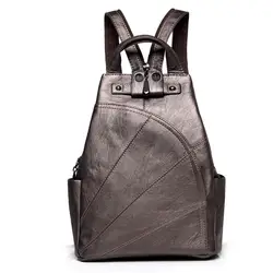 Высокое качество кожаный рюкзак колледж девушка Малый Сумки Рюкзаки Сумка stacy модные женские сумки для подростков mochila