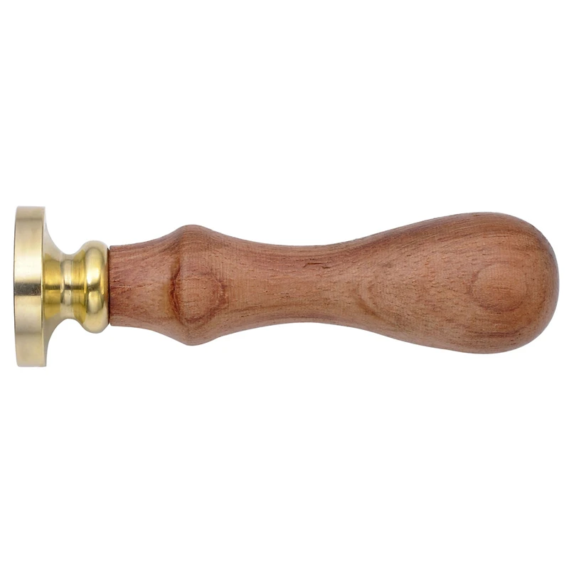 Wax Seal – 5 Written Designs, Wooden Handle & Brass Stamp Head