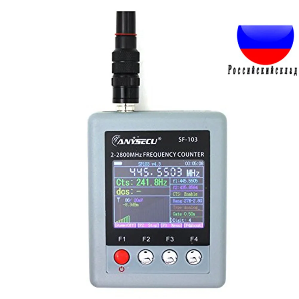 

SF-103 2MHz-2800MHz Radio Frequency Counter meter 144/430MHz CTCSS/DCS Decoder