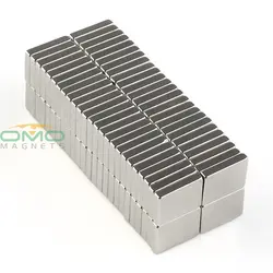 ОМО Magnetics 100 шт. Супер Сильный Блок кубовидной Магниты редкоземельные 13 мм x 10 мм x 2.5 мм n50