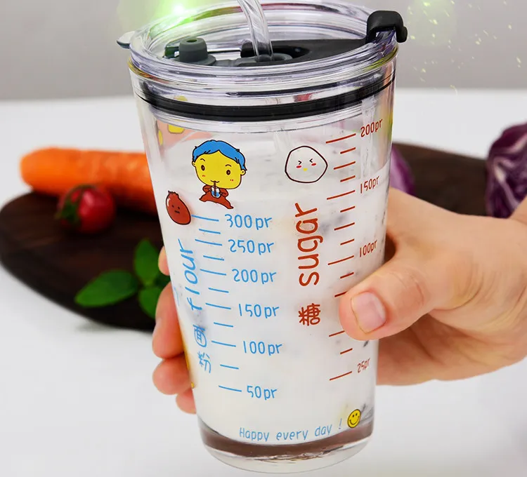 2019 новый стиль калибровки чашки молочные чашки Детская кружка для молока чай чашки женские Творческий воды Мода Кружка бытовой соломы