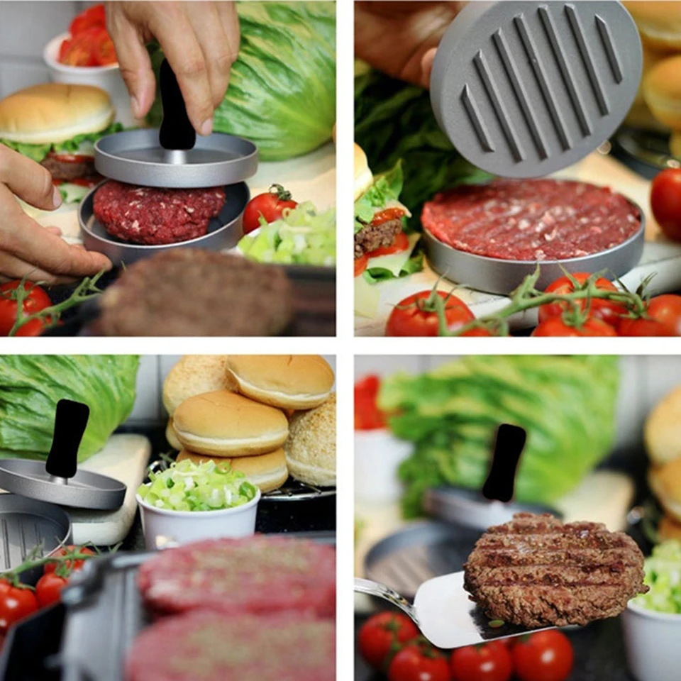 Transhome гамбургер пресс es Maker 12 см измельчитель мяса пресс-инструмент для мяса для гамбургеров бургер производитель инструменты для Разделки мяса птицы инструменты для приготовления пищи
