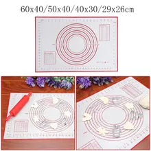 

Non-Stick Silicone Baking Mat Kneading Dough Mat Baking Rolling Pastry Cakes Bakeware Liners Table Pads Kitchen Baking Tools