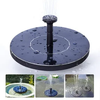 

Floating fountain outdoor solar powered bird fountain pool lake pond garden aquarium decoration supply mini water fountain