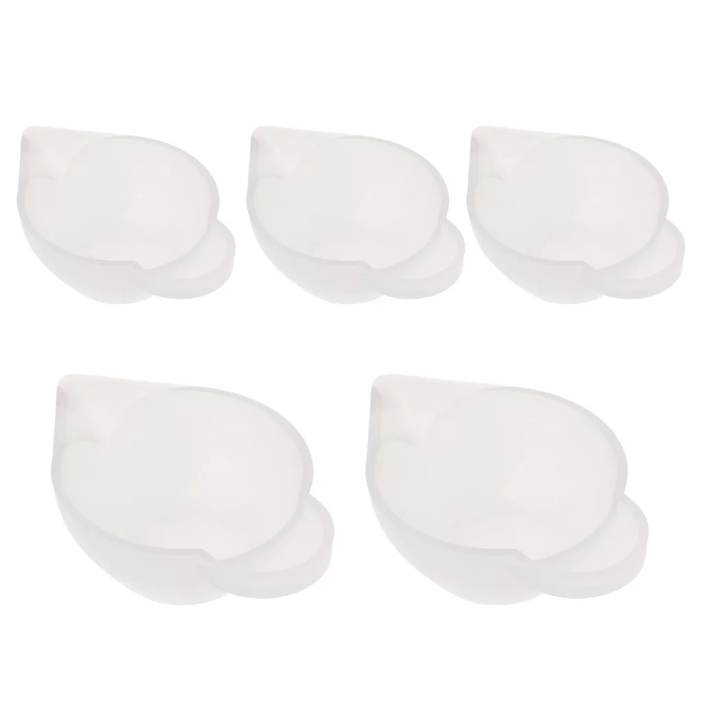 

5PCS Silicone Mold Cup Dispenser DIY Epoxy Resin Jewelry Making Tool Color Modulation