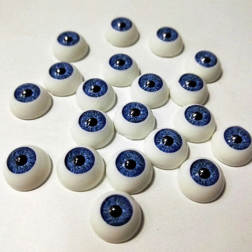 10 пар/лот куклы аксессуары в виде глазного яблока Высокое качество 12 мм акриловые кукольные глаза Reborn Eyes для игрушек смешанные цвета