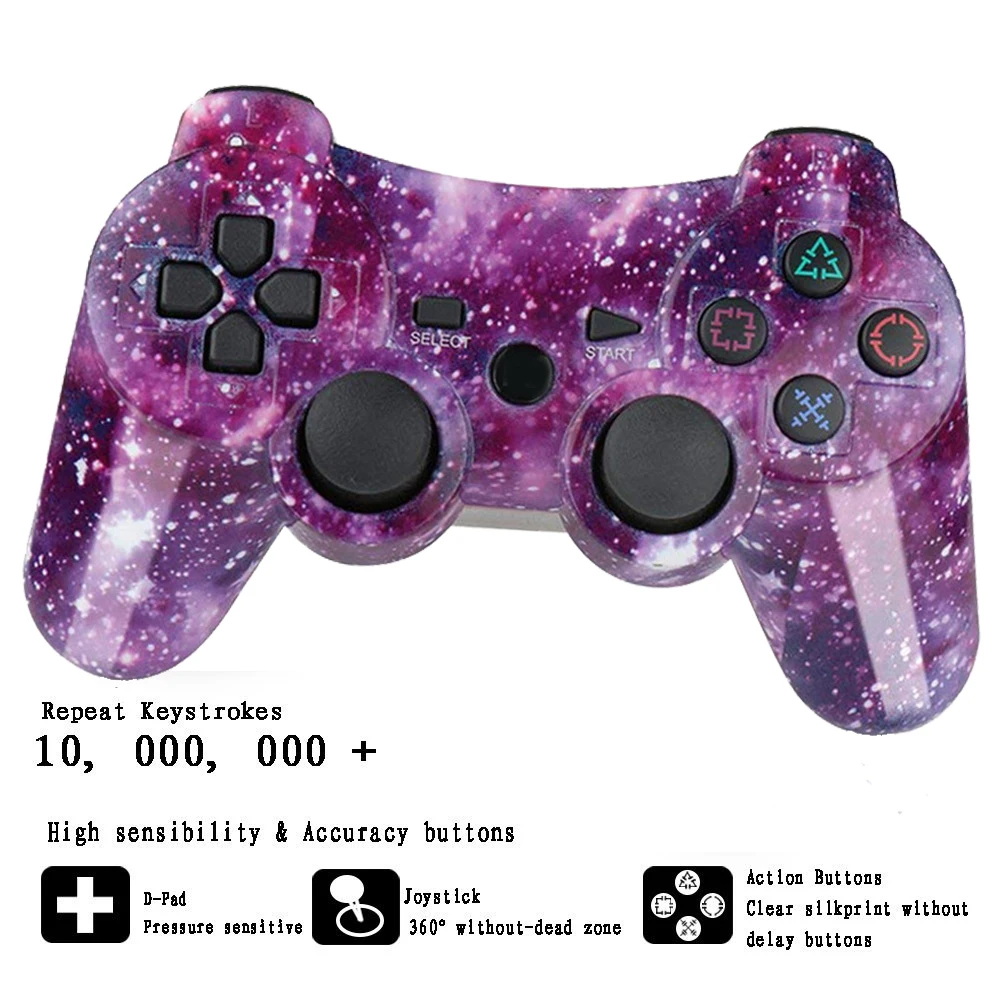 Best Price Cheap bszfa Bluetooth Controller For Sony PS3 Gamepad PC Controller Wireless For PS3 Mando Joystick SIXAXIS Controle Game Accessories