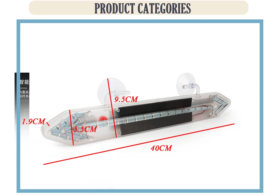 LOEN 1 шт., многофункциональные автомобильные предупреждающие огни на солнечной энергии, двойная стрела, светодиодный стробоскоп, мигающие огни, универсальные противотуманные фары