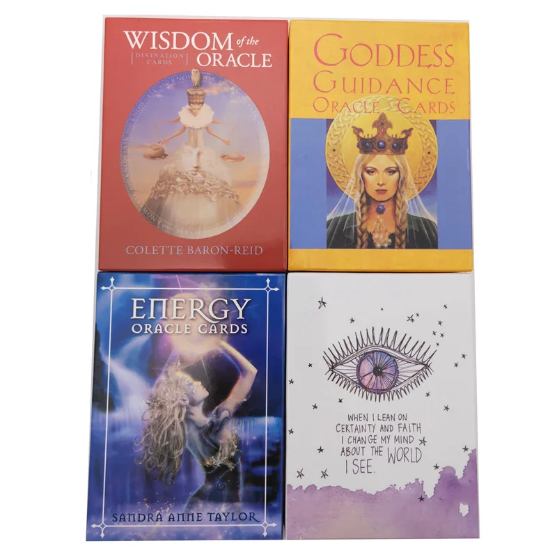

6 styles English Oracle Cards deck , Tarot Cards guidance divination fate board game card game for women