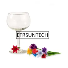 50, партиями по 6 комплектов шт./компл. силиконовая форма для Стекло винная этикетка распознаватель Стекло es Чай кружка чашка маркер для бутылки Логотип вечерние поставки