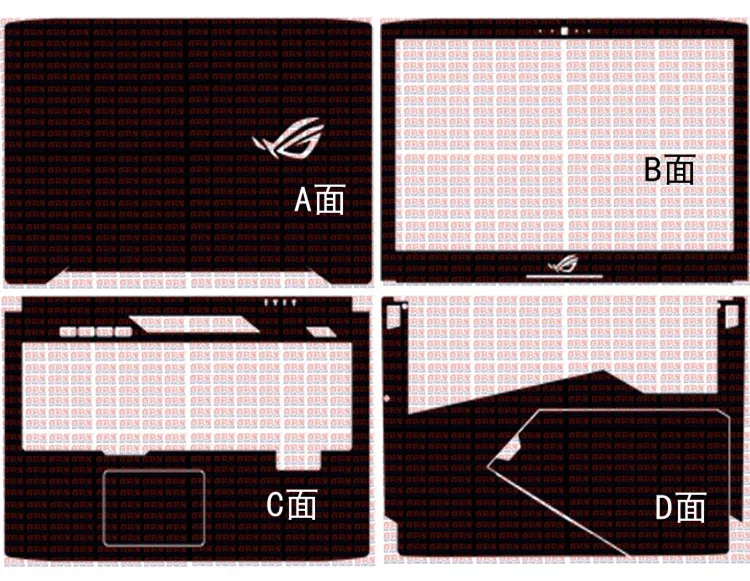 

Laptop Carbon fiber Vinyl Skin Sticker Cover For ASUS Rog Strix GL503 GL503VS GL503VD GL503VM GL503GE Hero Edition 15.6"