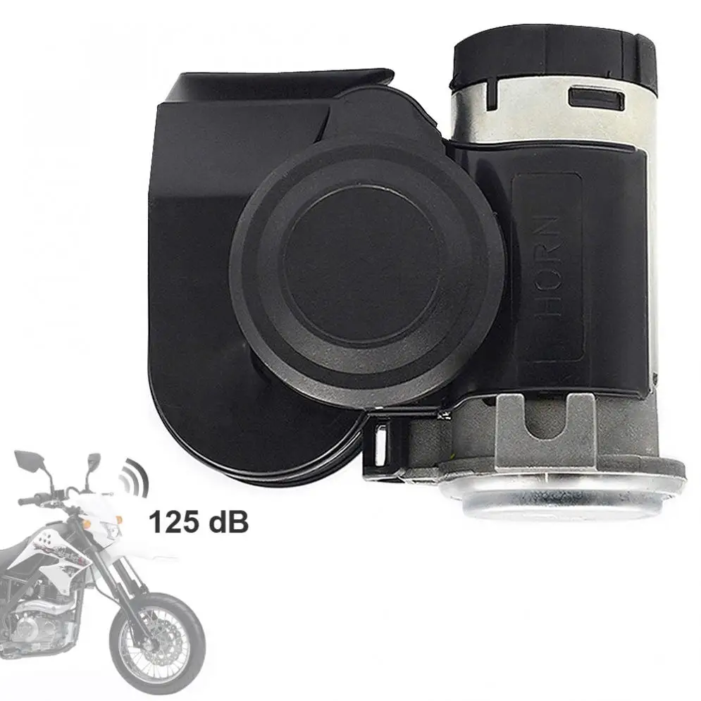 

12V 139dB Car lacquer Gold Snail Compact Dual Air Horn for Car Vehicle Motorcycle Boat SUV