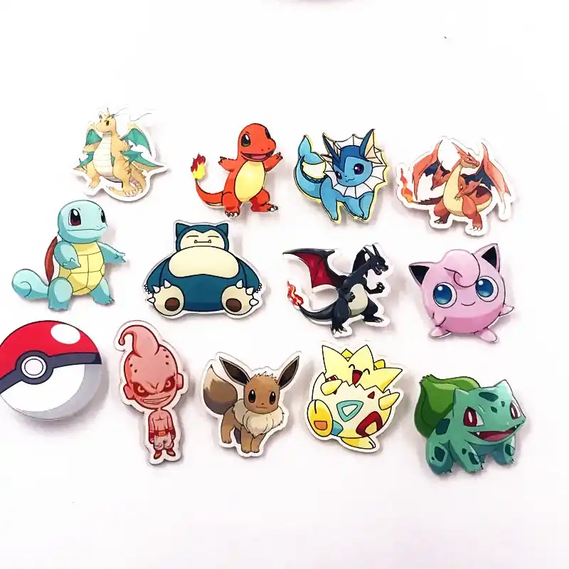 1 Uds Alta Calidad Serie Pokemon Broche Acrilico Recien