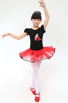 

PInk Purple Blue Rosy 100-150cm Ballet dress Children kid Dance long sleeve stage performance Wear ballet tutu Costume