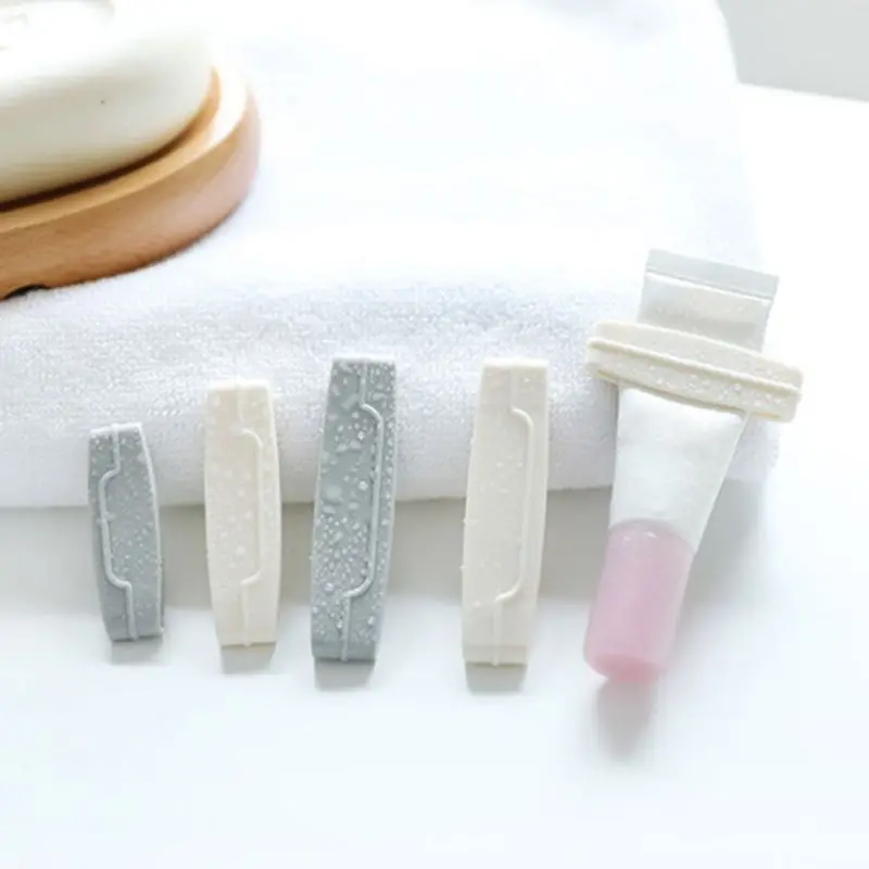 3Pcs/set Toothpaste Tube Pipe Rolling Squeezer Easy Dispenser Holder Clip Bathroom Home