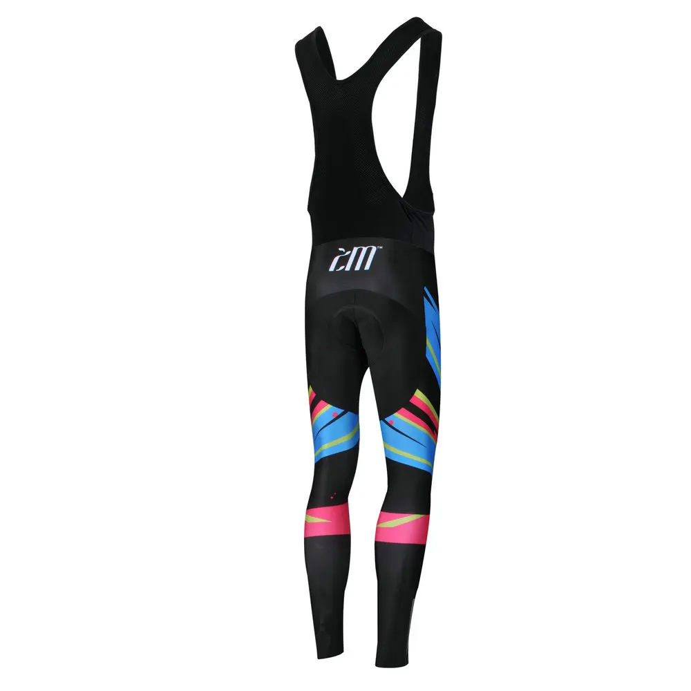 

chuangdi New Men's Fleece Thermal Cycling Pants Padded Outdoor Sports Tights Winter Bike Bicycle Bib Trousers