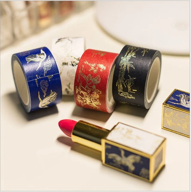 1PC Japanese Style Crane Washi Tape Sticker DIY Crafts Masking Tape  Scrapbooking