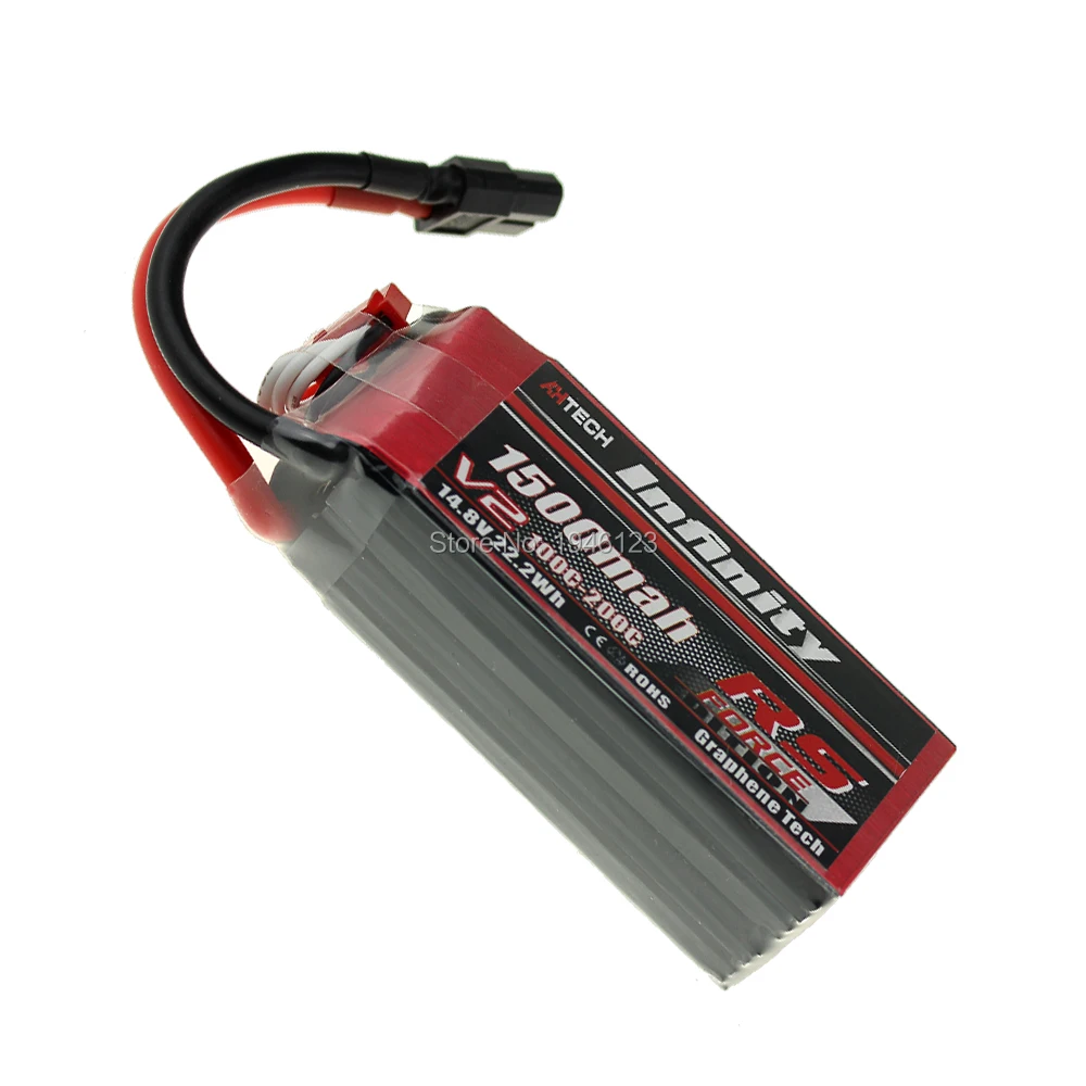 

Infinity 4S 1500mAh RS V2 100C-200C 14.8V With XT60 Plug LiPo Violence Lithium Battey For FPV Racing Drone Quadcopter