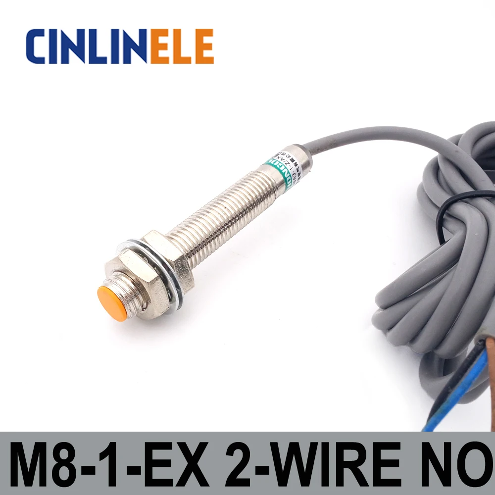 

M8 LJ8A3-1-Z/EX 1mm induction DC 2 WIRE NO metal sensor inductive proximity switch Screen shield type LJ8A3 sensor switch