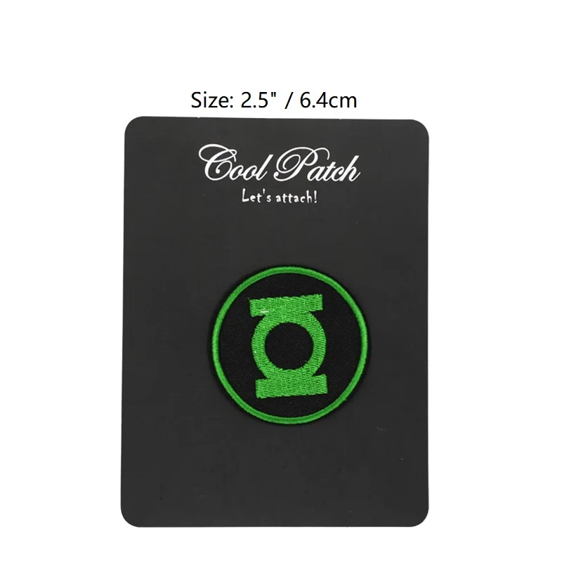 

GREEN LANTERN CORPS LOGO DC COMICS MOVIE COSTUME PATCH Iron Sew On Embroidered Patch Badge Applique