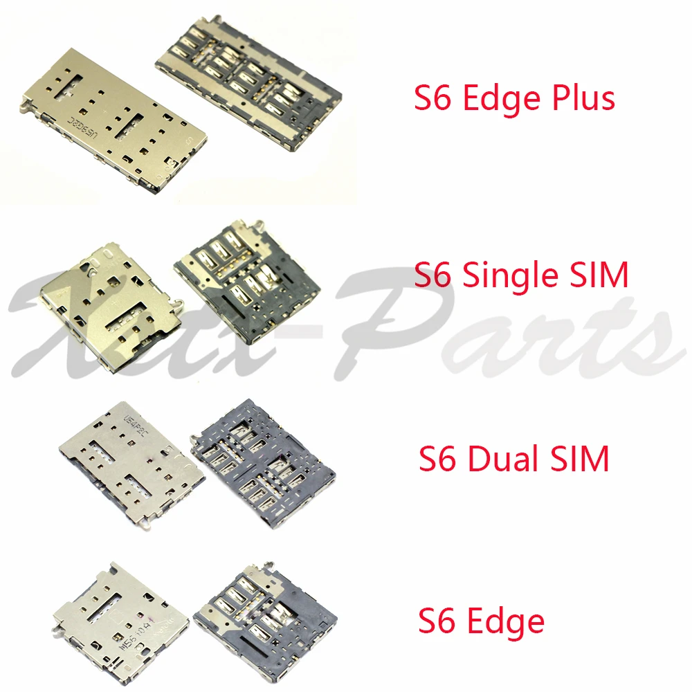 Держатель для SIM-карты Samsung Galaxy S6 G920 G9200 / Edge G925 EDGE Plus устройство чтения Sim-карт