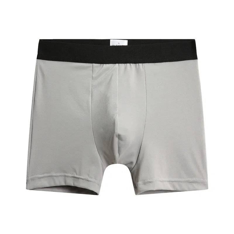 

Brand Boxer Mens Underwear Man Short Breathable Solid Flexible Shorts Boxer Underpants Plus Size Boxers men 45% cotton Asia Size