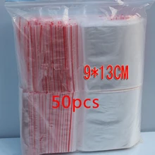 50 шт. 9x13 см pe прозрачный туристический подарок Упаковочные пакеты пластиковый пакет для ожерелья/ювелирных изделий diy прозрачные пластиковые упаковочные мешочки прозрачный пакет с застежкой