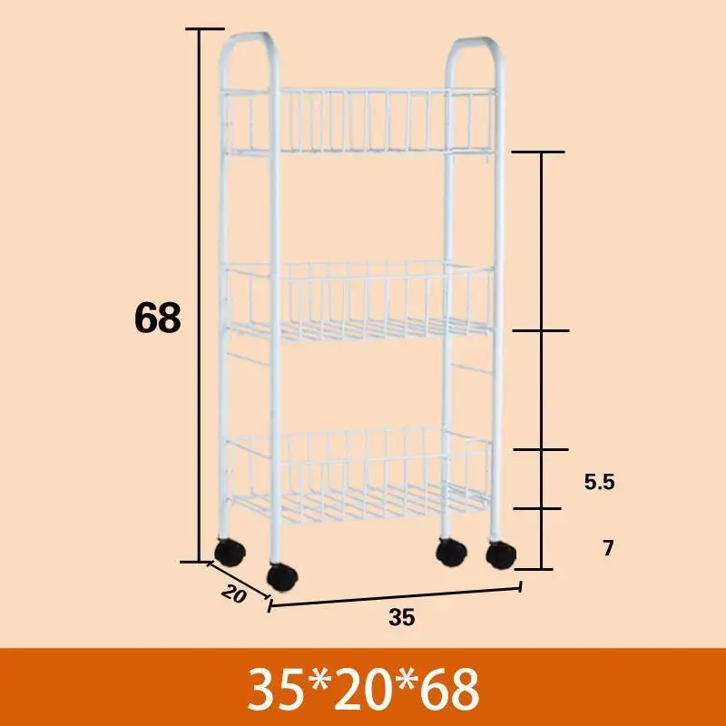 Etagere дальность кухни леса Cosas De Cocina Органайзер полки тележки с колесами кухонные полки для хранения - Цвет: Version V
