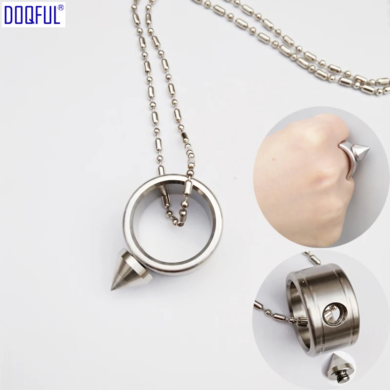 High Quality Self Defense Supplies Ring Women Men Safety Survival Emergency