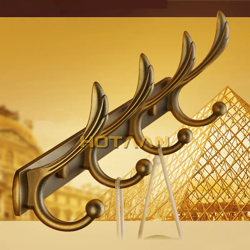 antique latao acabamento robe hook gancho de 03