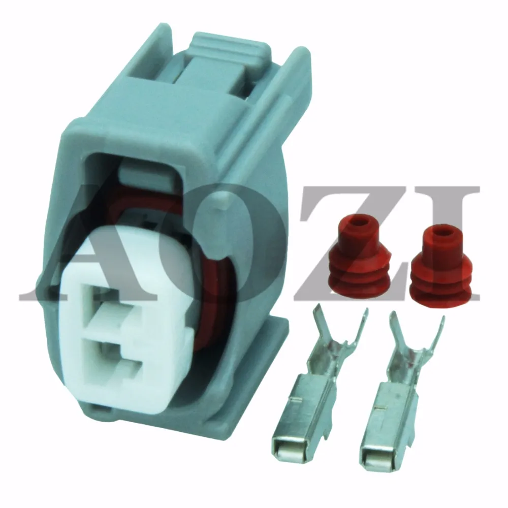 

10 Sets Kit 2 Pins 2.2MM Series Waterproof Female Plastic Connector/ Electrical Connector For Auto 6189-0611
