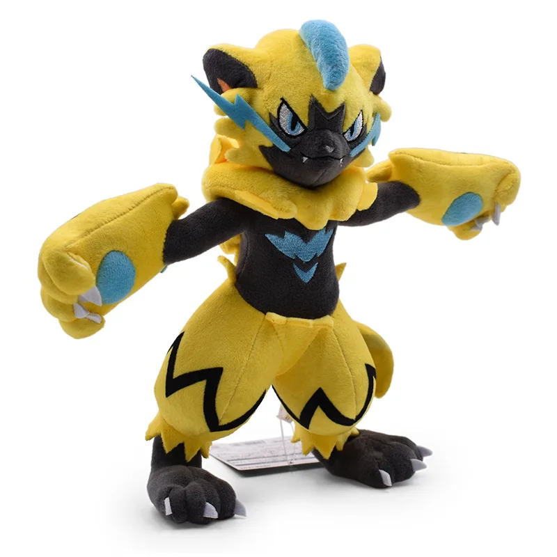 

27cm Zeraora Plush Cartoon Doll Toy Cool Animal Plush Cotton Doll Toy for Kids Birthday Gift