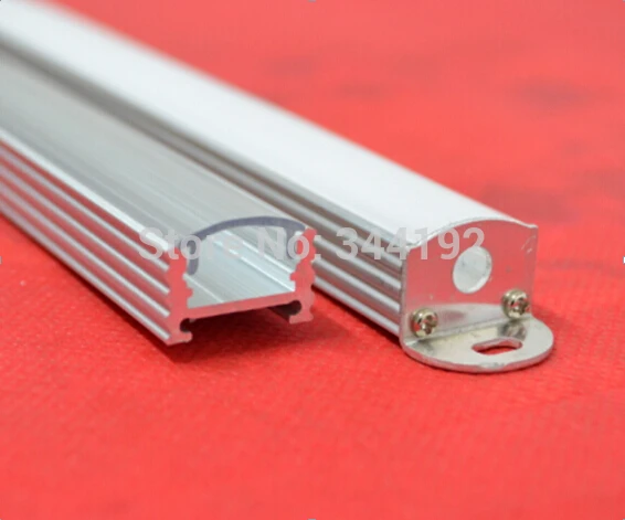 

Free Shipping hot sell LED Aluminum led profile U type for LED strips PCB 10-12MM 2m/pcs,40pcs/lot Milky/transparent PC Cover