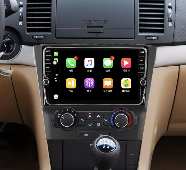 Best 9 inch Android 8.1 9853 4GB+64GB  Car GPS Navigation player For Chevrolet Epica 2002-2012 Support 4G Network 0