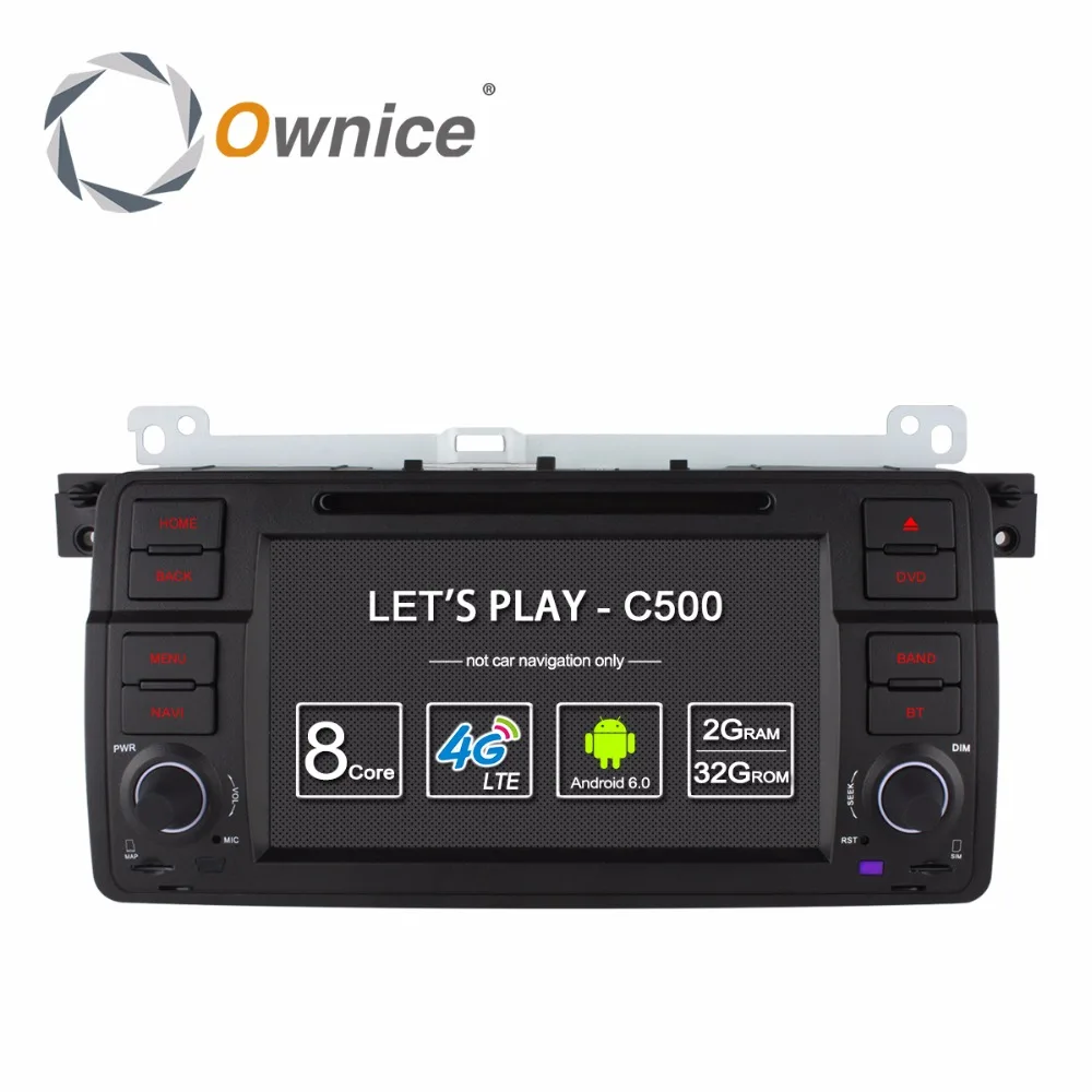 Discount HD Android 6.0 Octa Core 2GB RAM Car DVD Player for BMW 3 Series E46 M3 1998-2006 4G WIFI Radio Stereo GPS Navigation 0